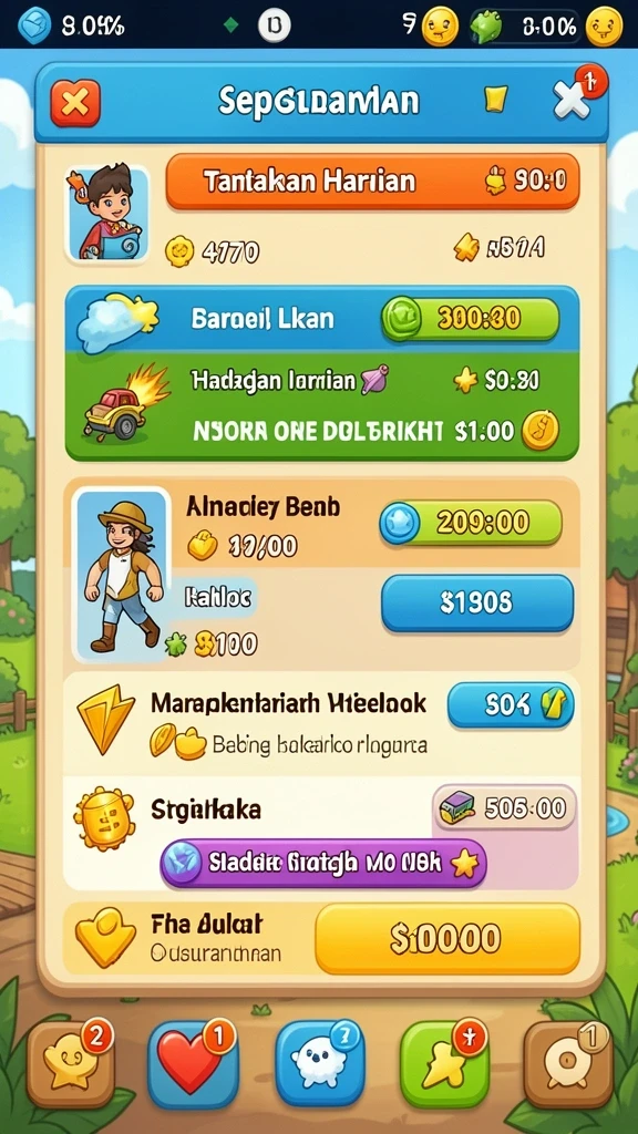 Grafis yang memukau dan penuh warna.