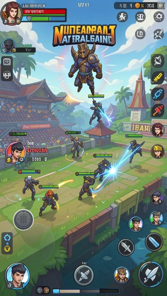 Screenshot menampilkan aksi seru dalam petualangan.