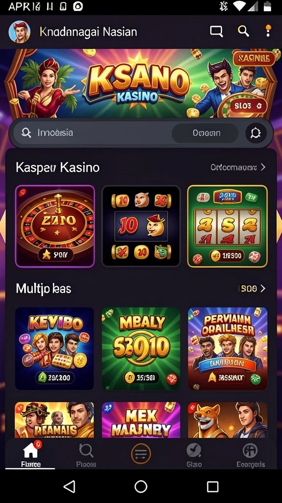 Beragam permainan yang bisa dimainkan dengan mudah.