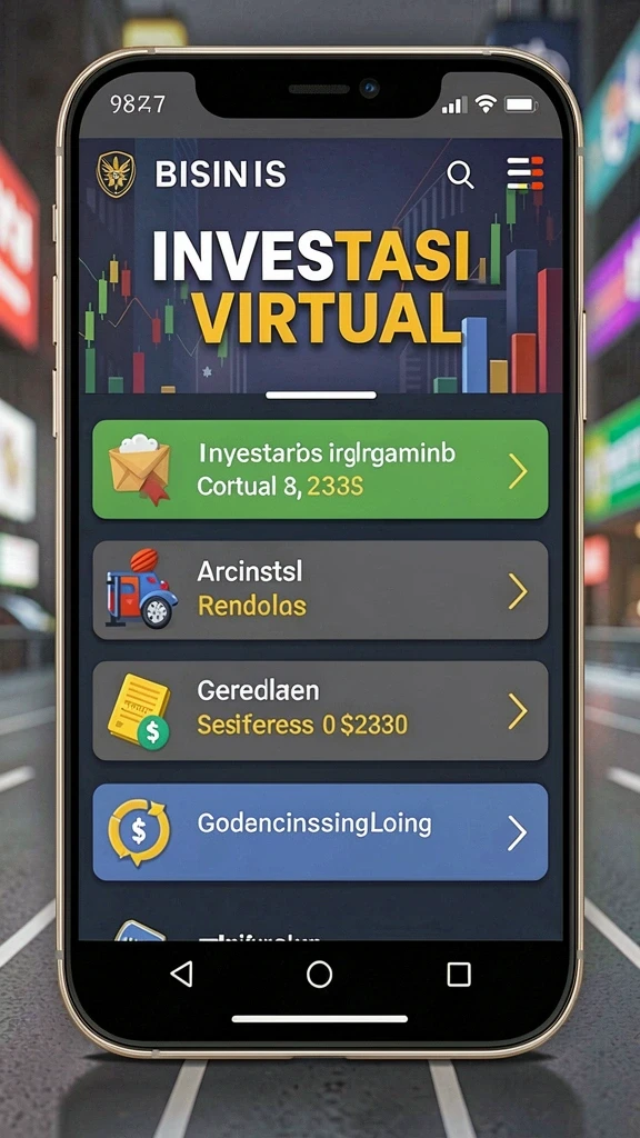Tampilan awal game GOGOREJEKI yang menarik.