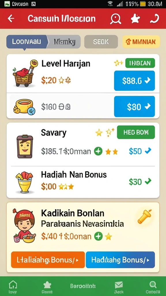 Tampilan antarmuka yang menarik dan ramah pengguna.