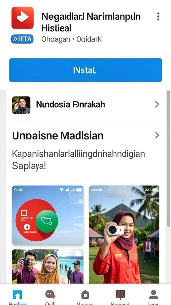 Tampilan antarmuka yang intuitif dan menarik.