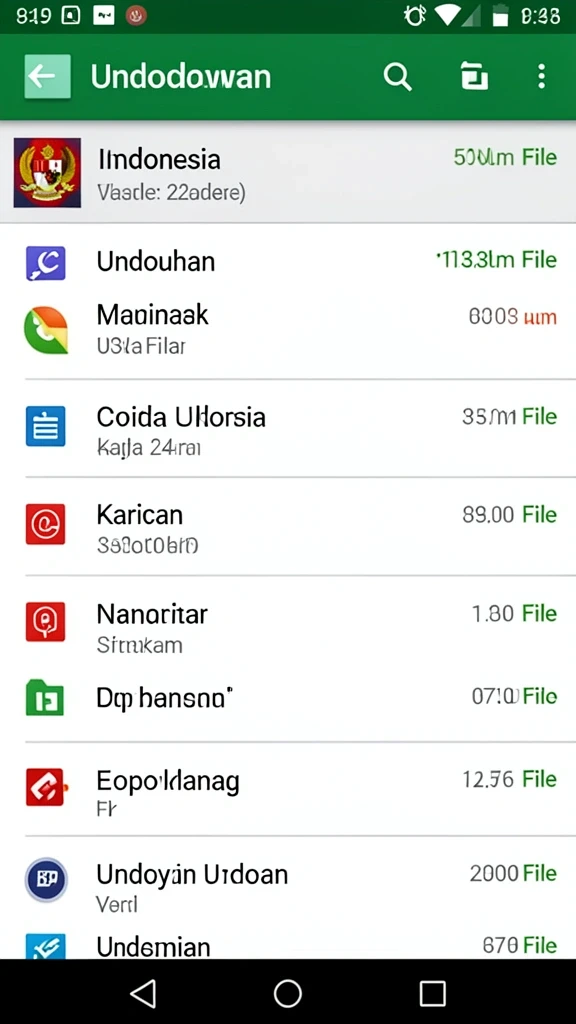 Tampilan antarmuka yang user-friendly.