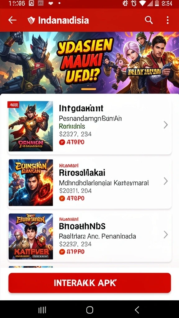 Screenshot menunjukkan grafis menakjubkan dari dunia game.