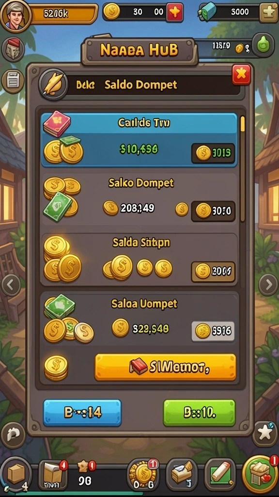 Screenshot 1: Tampilan utama game MIGASPIN yang menarik.