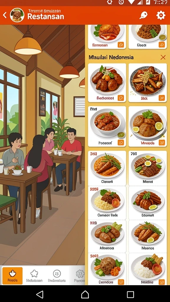 Tampilan awal OJA89 yang menarik dan intuitif.