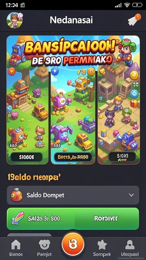Tampilan interaktif dan grafik yang menawan.