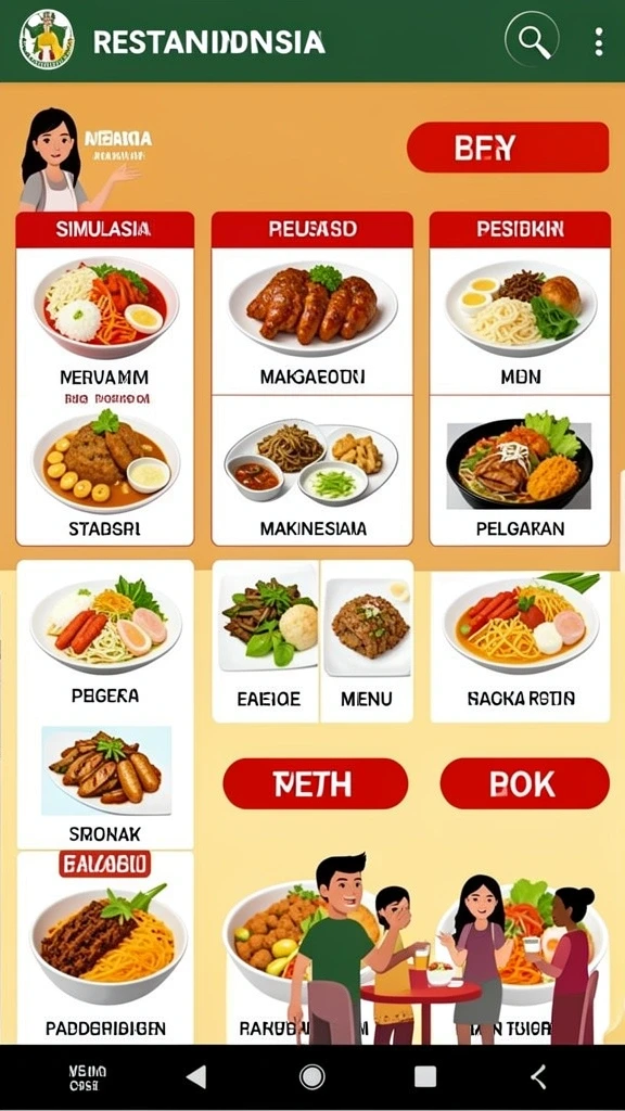 Tampilan antarmuka yang menarik dan ramah pengguna.