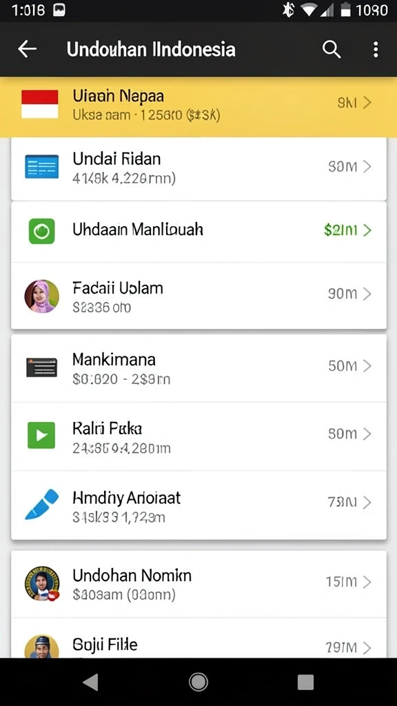 Tampilan antarmuka yang intuitif dan menarik.