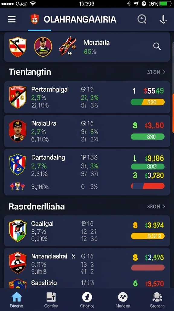 Tampilan antarmuka PROSLOT yang menarik dan intuitif.
