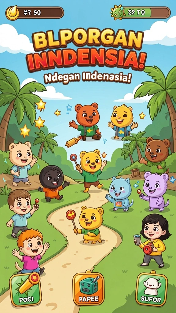 Karakter unik dengan kemampuan berbeda.