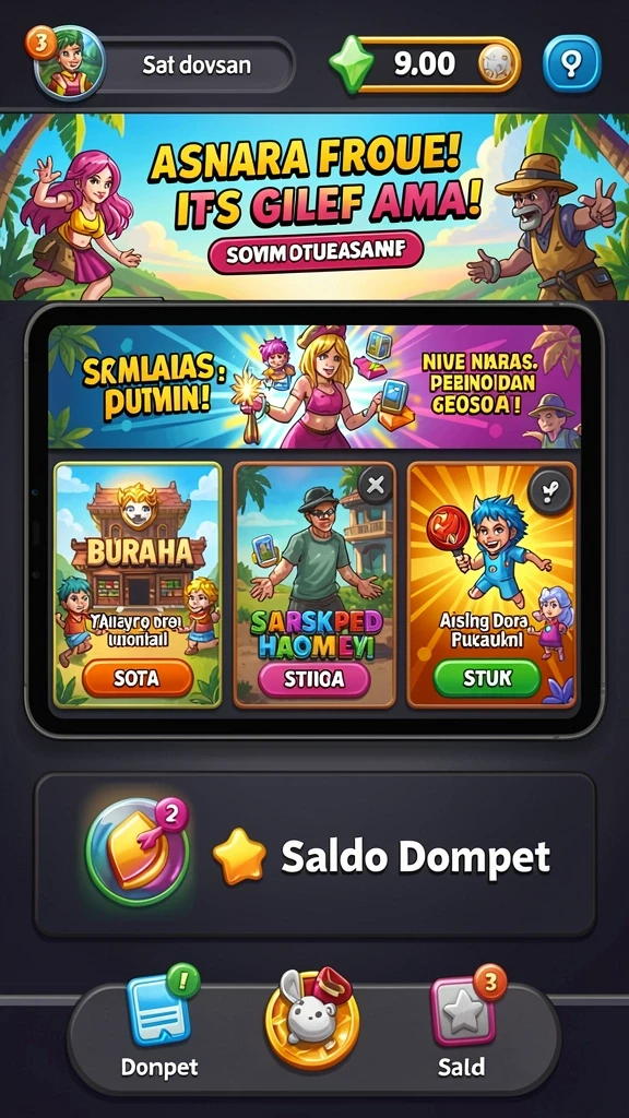 Karakter kustomisasi yang unik dan menarik.