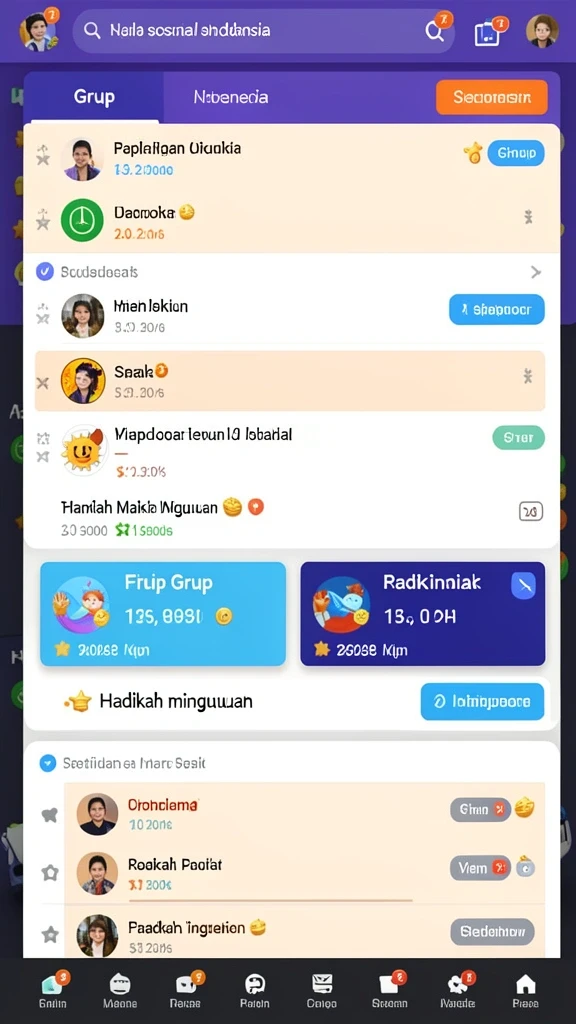 Tampilan dashboard menarik dan mudah dinavigasi.