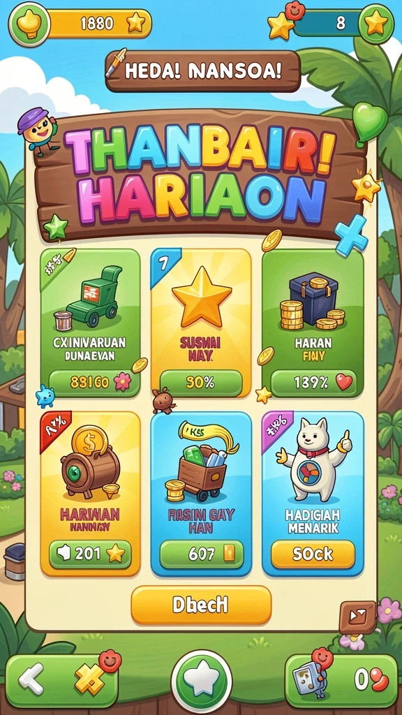 Karakter yang dapat disesuaikan untuk pengalaman bermain lebih personal.