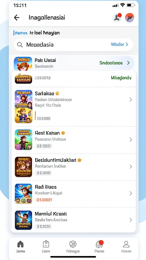 Screenshot memperlihatkan leaderboard dengan peringkat pemain.