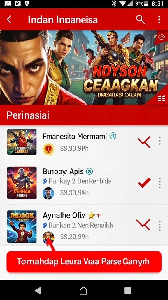 Sistem reward yang menarik setiap kali menyelesaikan misi.
