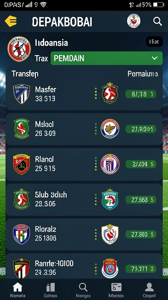 Tampilan awal yang menarik dan ramah pengguna.