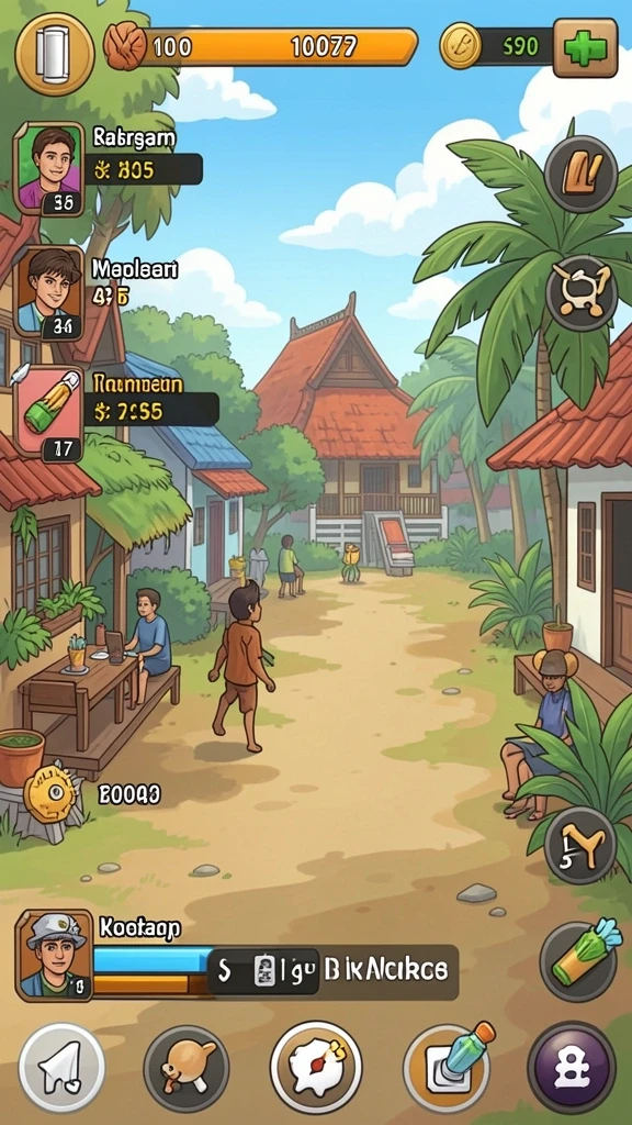 Fitur multiplayer yang memungkinkan permainan bersama teman.