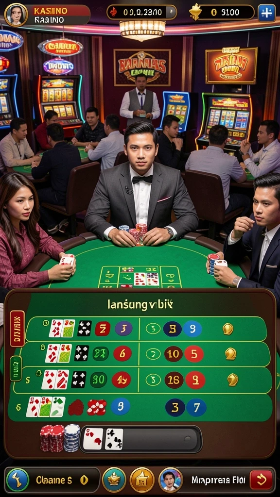 Menu utama yang intuitif dan mudah digunakan.
