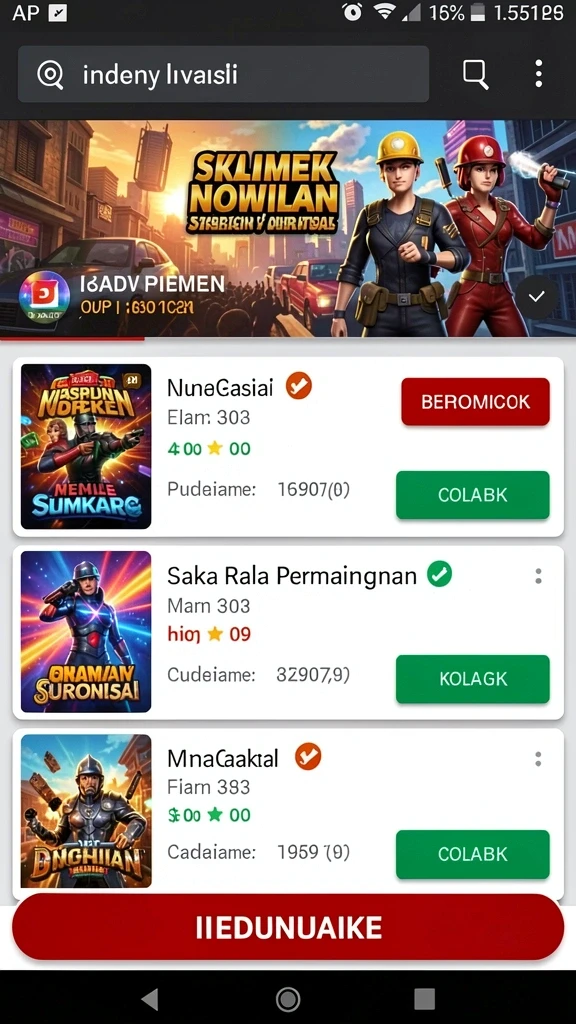 Grafis permainan yang memukau dan realistis.